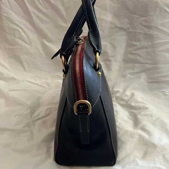 Dooney and Bourke Florentine Cameron satchel - Navy - Picture 4 of 11